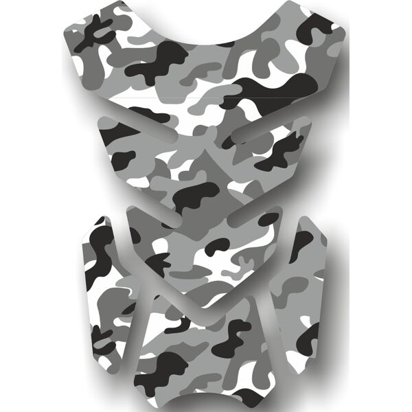 booster camo serbatoio 3d bianco unica taglia