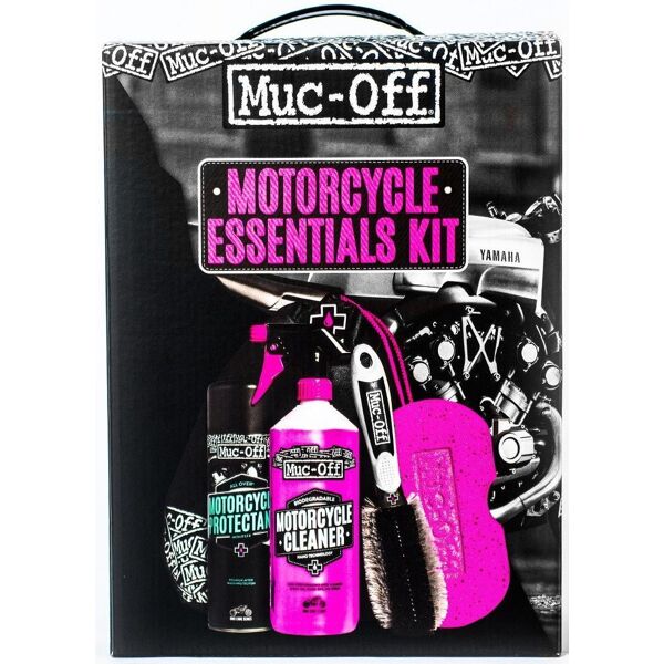 muc-off motorcycle care essentials scatola di pulizia