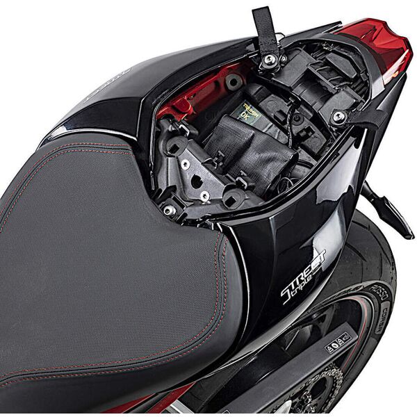 kriega us-drypack triumph street triple kit di montaggio nero unica taglia