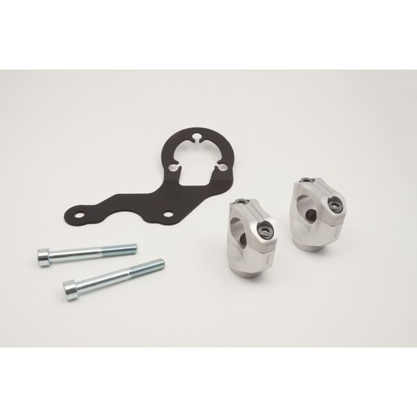 lsl clamp kit ducati scrambler 15, morsetti d'argento argento