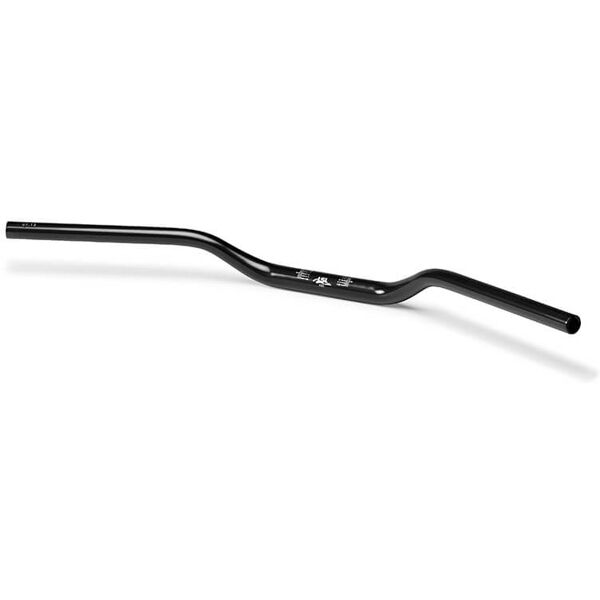 lsl manubrio  x-bar in alluminio superbike x01, 1 1/8 di pollice, sabbiato nero nero