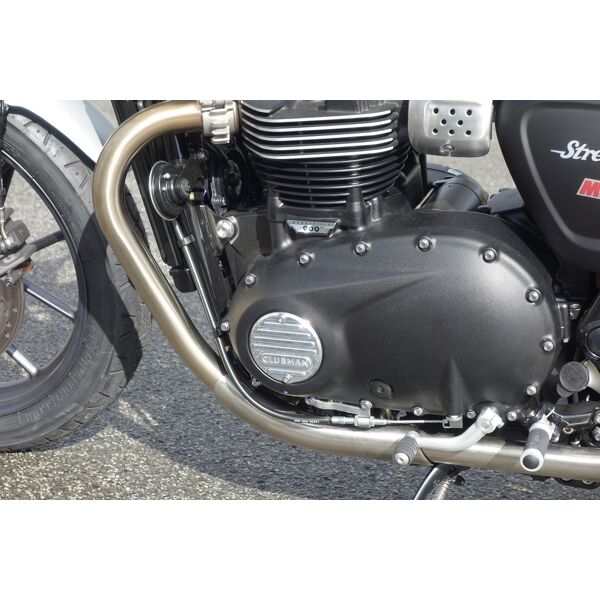 lsl copertura housing  sinistra, street twin, titanio argento