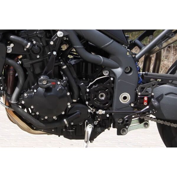 lsl coperchio  sprocket speed triple 08-, nero nero