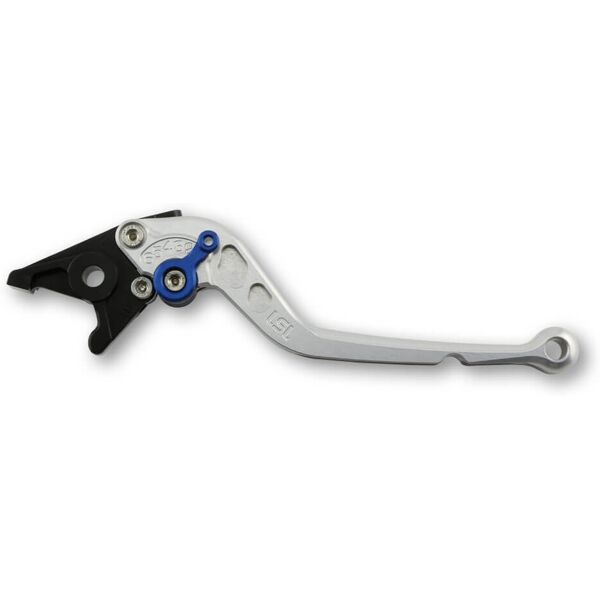 lsl brake lever classic r17, argento/blu, lungo blu