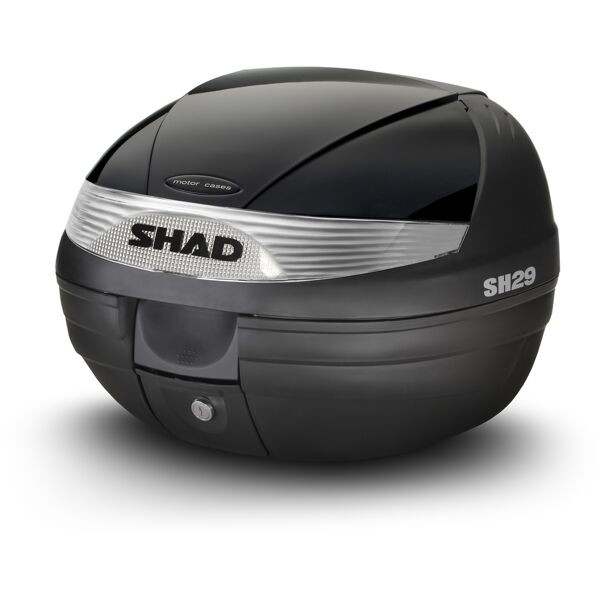 shad cover top case sh29 nera metallizzata  coperchio del bauletto nero