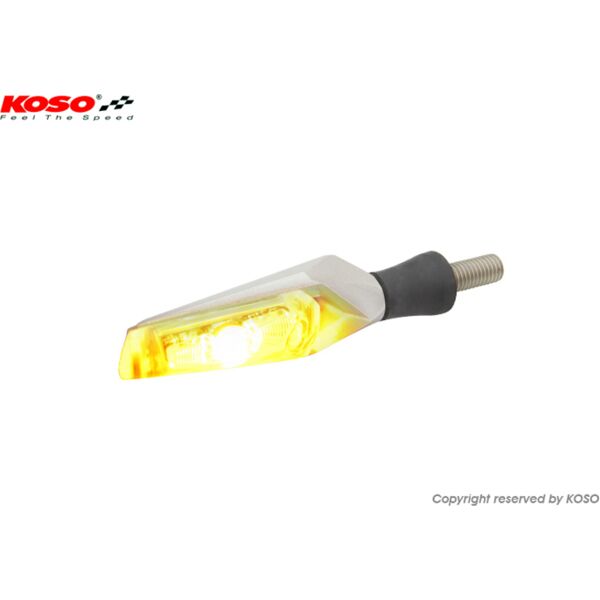 koso led mars lampeggiante argento/universale traslucido venduto singolarmente