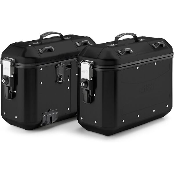 givi trekker 36 dolomiti alu case set monokey nero, 36 l volume