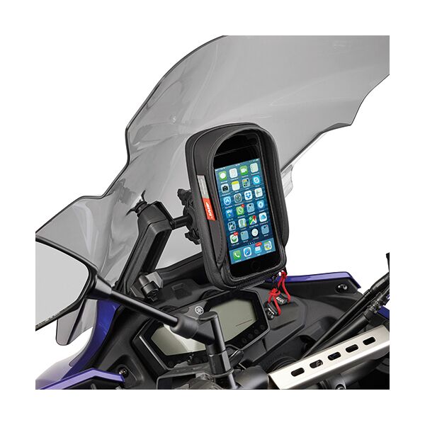 givi staffa  per montaggio su parabrezza per s902a, s920m, s920l e supporto per navigazione/smartphone