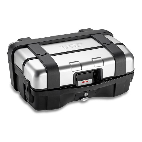 givi trekker 33 case set monokey con cover in alu nero argento