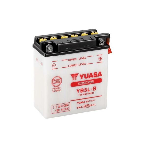yuasa batteria  convenzionale senza acid pack - yb5l-b batteria senza pacco acido