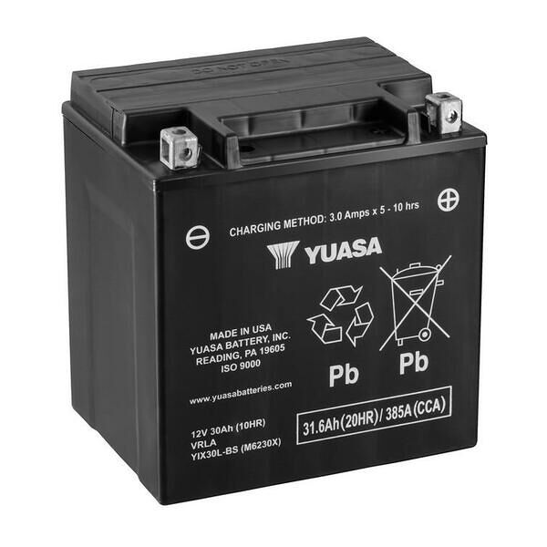 yuasa batteria  convenzionale con acid pack - yix30l batteria agm ad alte prestazioni esente da manutenzione