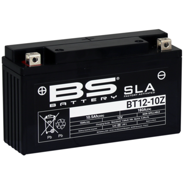 bs battery batteria sla senza manutenzione attivata in fabbrica - bt12-10z