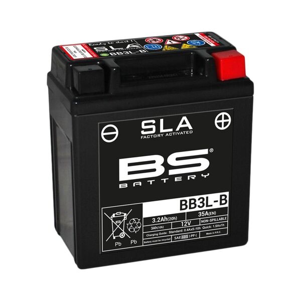 bs battery batteria sla senza manutenzione attivata in fabbrica - bb3l-b