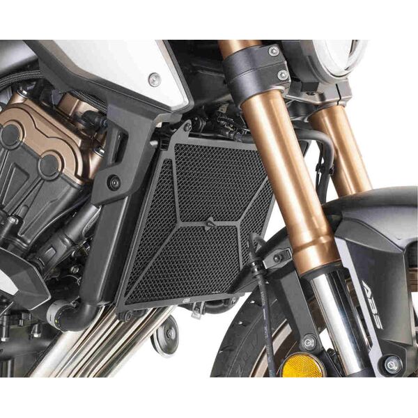 givi protezione  per radiatori ad acqua e olio in acciaio inox, nero per honda cb 650 r (19-20)