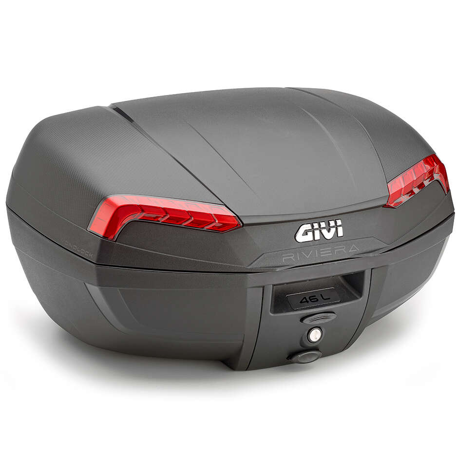 Bauletto Moto MONOLOCK GIVI E46 TECH RIVIERA 46 Litri Nero C taglia un