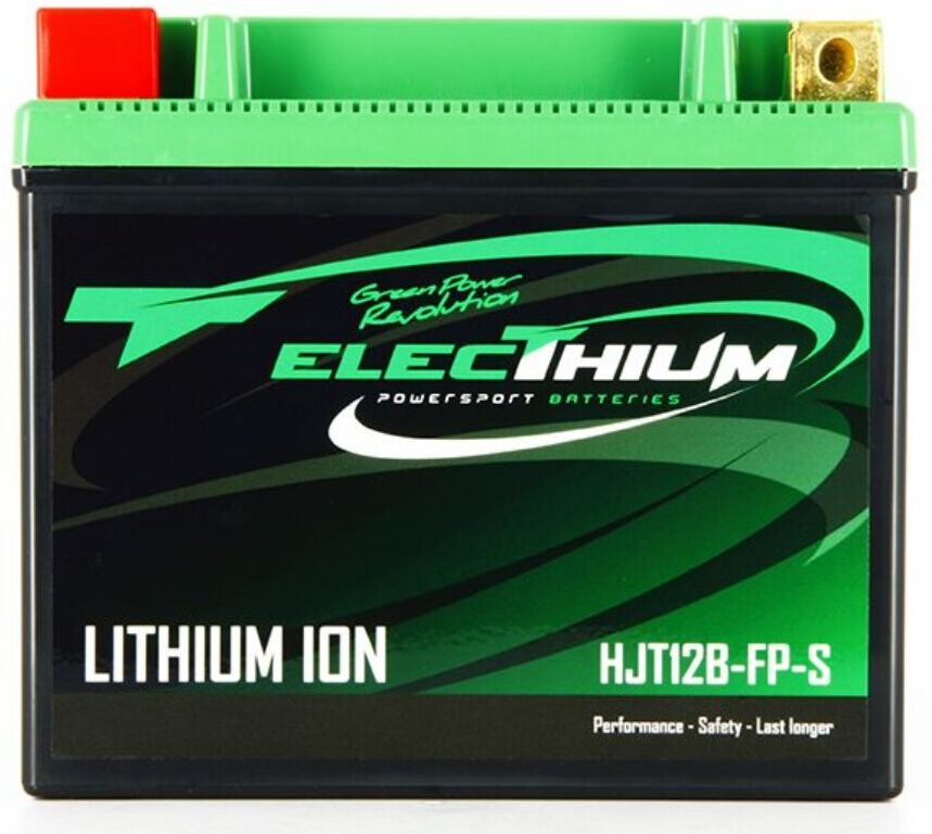 Batteria Moto Scooter Al Litio Electhium Hjt12b-fp-s - (yt12b-bs)