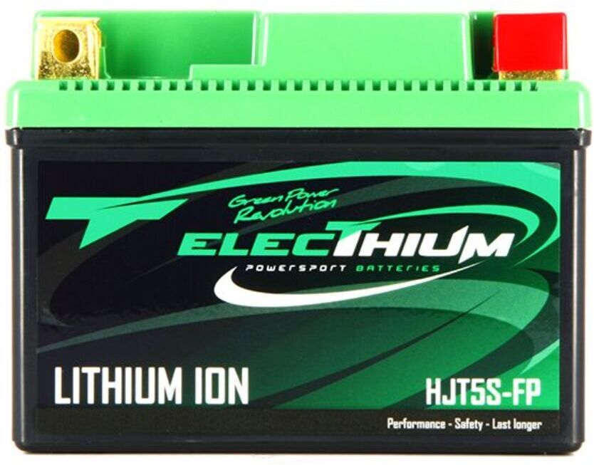 Batteria Moto Scooter Al Litio Electhium Hjt5s-fp - (ytz5s-bs)