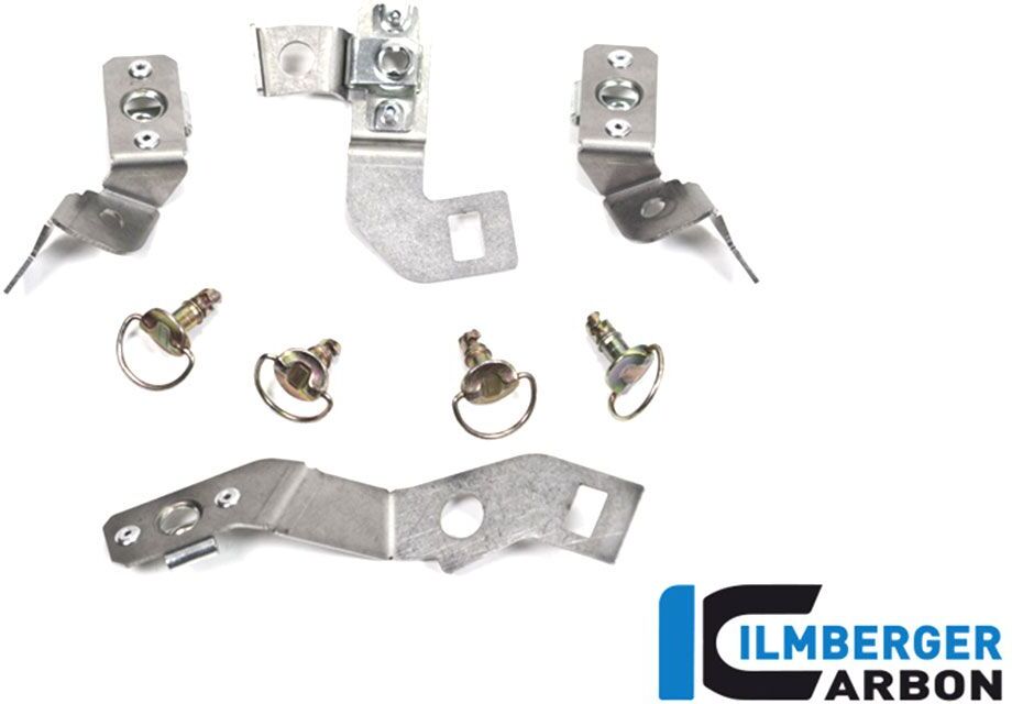 Ilmberger Carbonparts Kit 4 Attacchi Carene Racing Carbonio Ilmberger Bmw S 1000 Rr 2019-2022