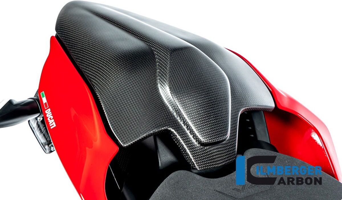 Ilmberger Carbonparts Cover Sedile Passeggero Carbonio Opaco Ilmberger Ducati Streetfighter V4 / S 2020-2022