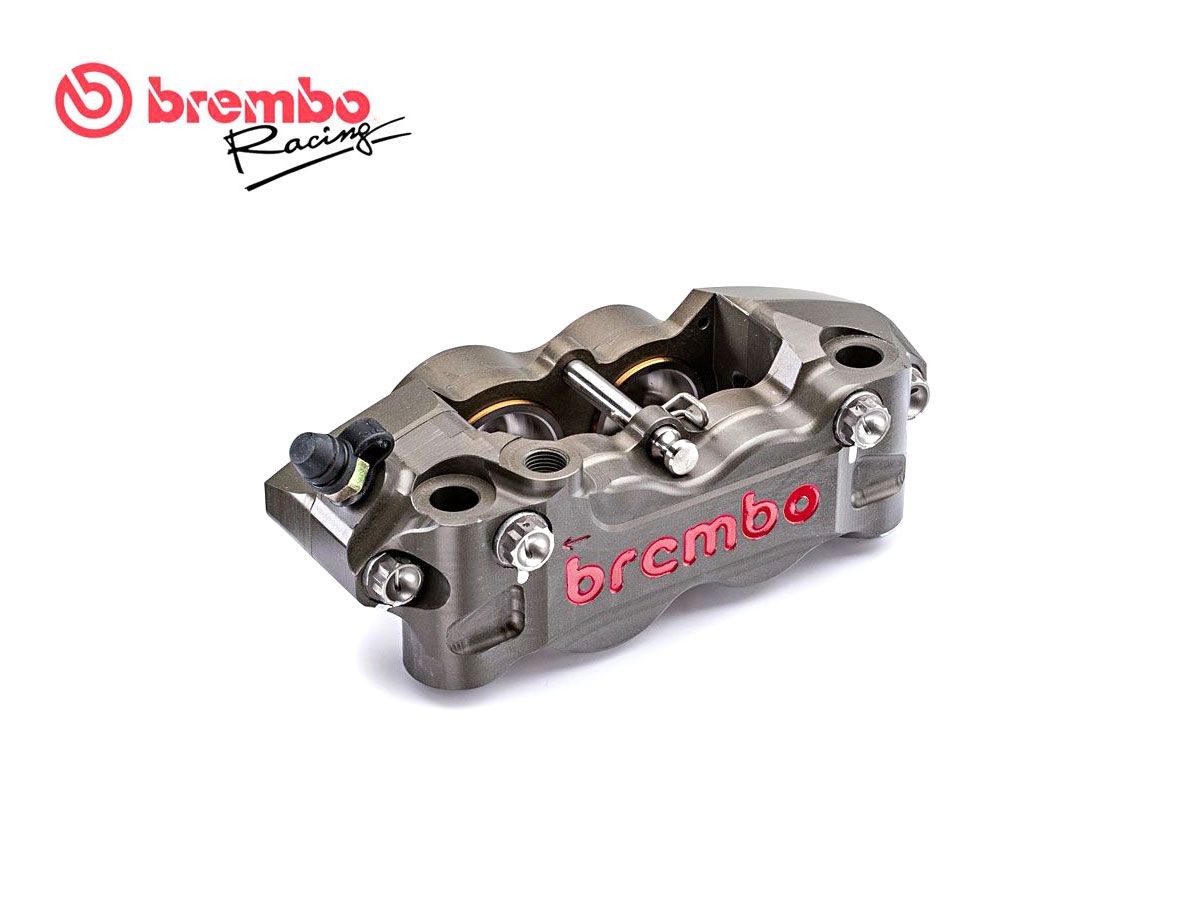Pinza Freno Radiale Anteriore Destra Brembo Racing 108mm Alluminio P4 32/36