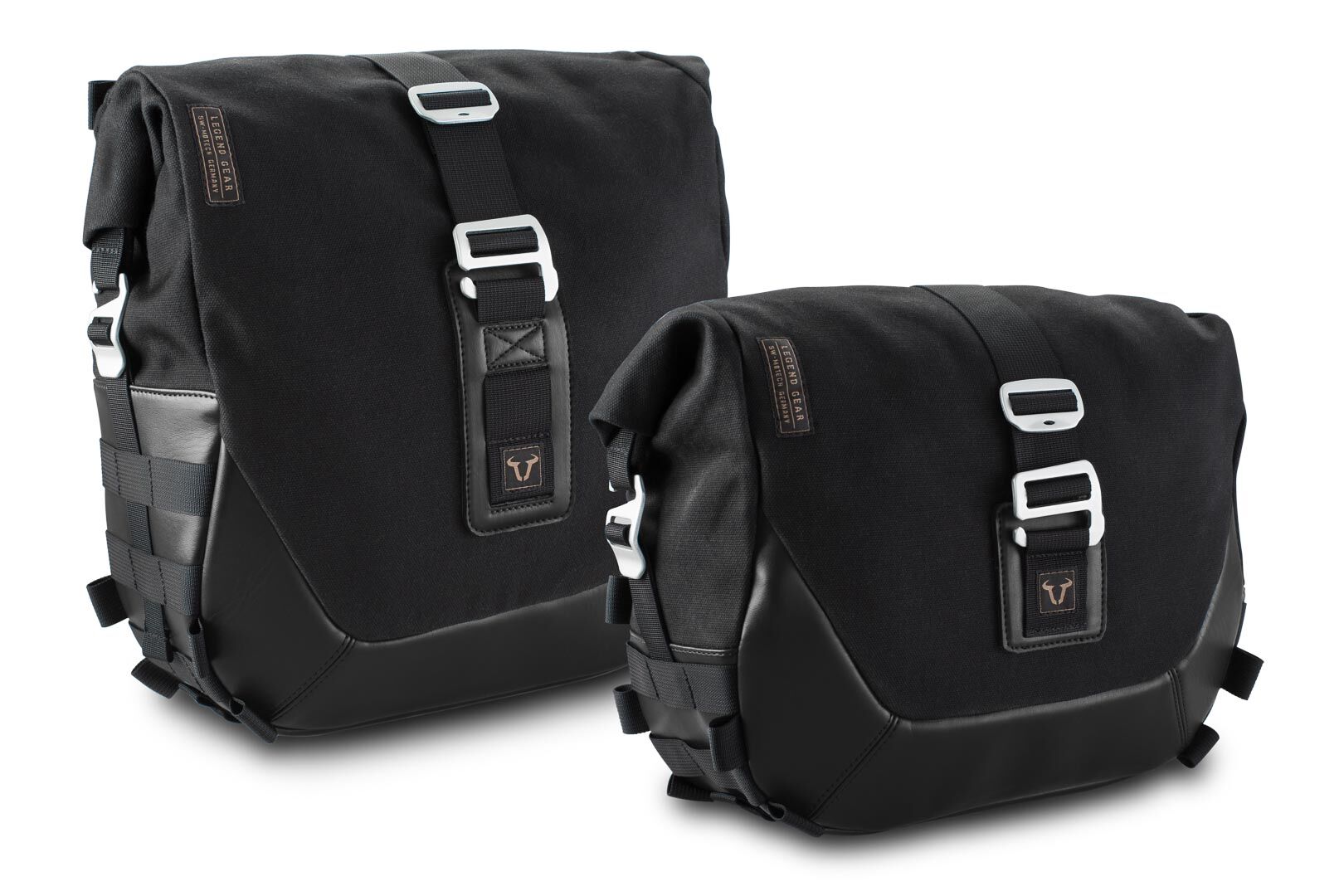 SW-Motech Legend Gear side bag system LC Black Edition - Suzuki SV650 ABS (15-) / SV650 X (18-). schwarz