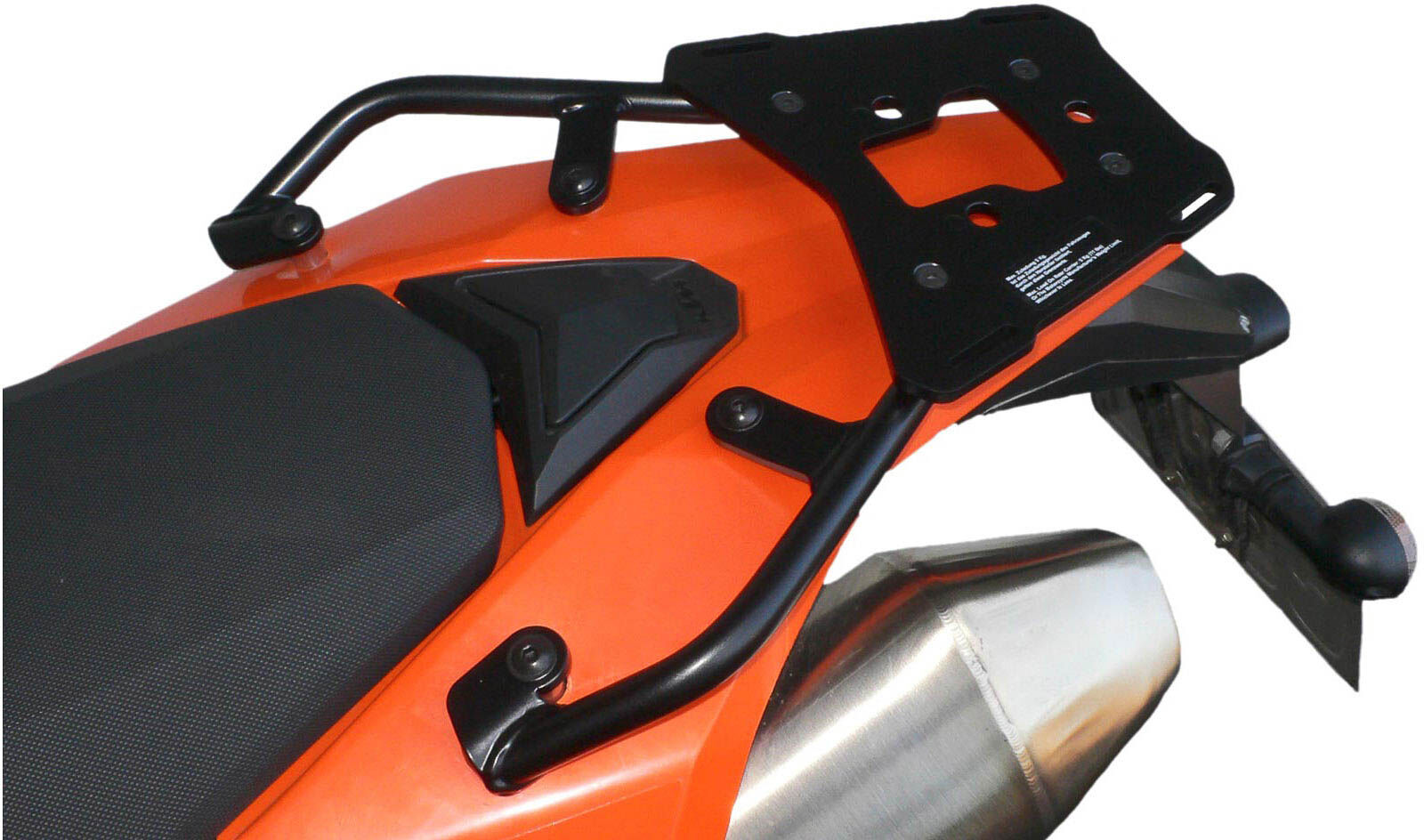 SW-Motech ALU-RACK - Nero. KTM LC4 690 Enduro (07-18). Nero unica taglia