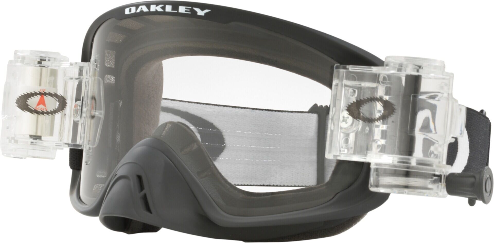 Oakley O-Frame 2.0 Pro Race Ready Matte Roll Off Occhiali Motocross Nero unica taglia