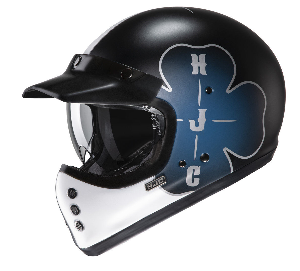 HJC V60 Ofera Casco Nero Blu XL