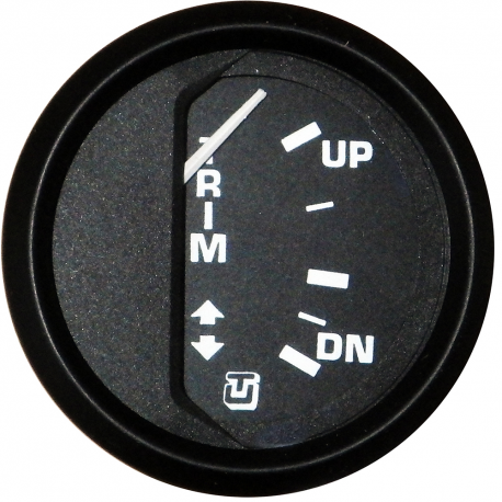 Uflex Indicatore trim destro Ø 53 mm. Faria Bianco Mercury, Mariner