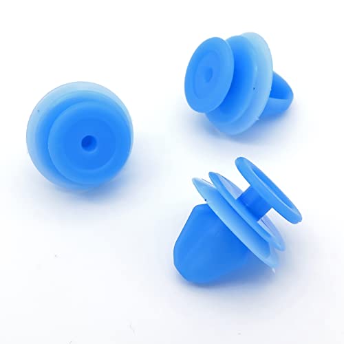 VVO Bevestigingsmiddelen kunststof achterklep voering clips & Boot deksel voering bevestigingsmiddelen, blauw (Pack van 10)