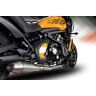 GPR EXHAUST SYSTEM Uitlaat Gpr geluiddemper voor Kawasaki Vulcan 650 2018/19 Uitlaatklep goedgekeurd Rumore met racing-collector serie Ultracone