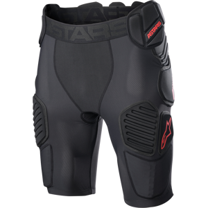 Alpinestars Bionic Pro Protective Shorts Svart-Rød