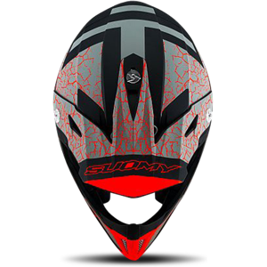 Suomy X-Wing Helmet Peak Black-Orange