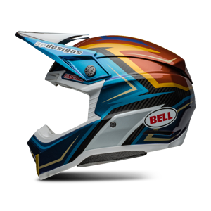 BELL Crosshjelm  Ps Moto-10 Spherical Hvit-Gull