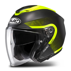 HJC I30 Open Face Helmet Dexta Black-Yellow