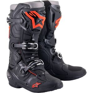 Alpinestars Tech 10 Motocross støvler 48 Svart Rød