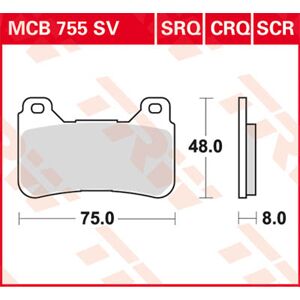 TRW Lucas Sintret fôr MCB755SV