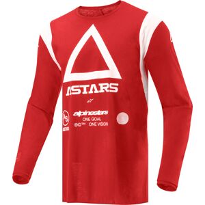 Alpinestars Techdura Motocross Jersey XL Rød