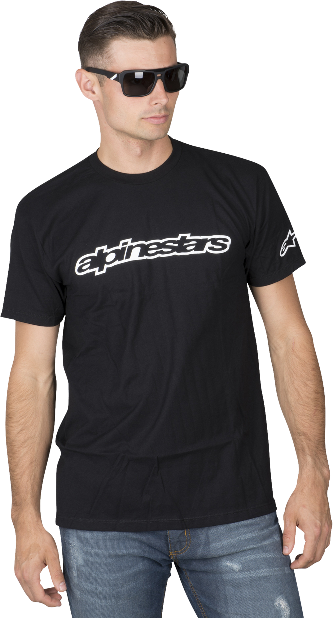 Alpinestars T-Skjorte Alpinestars Wordmark Svart oransje