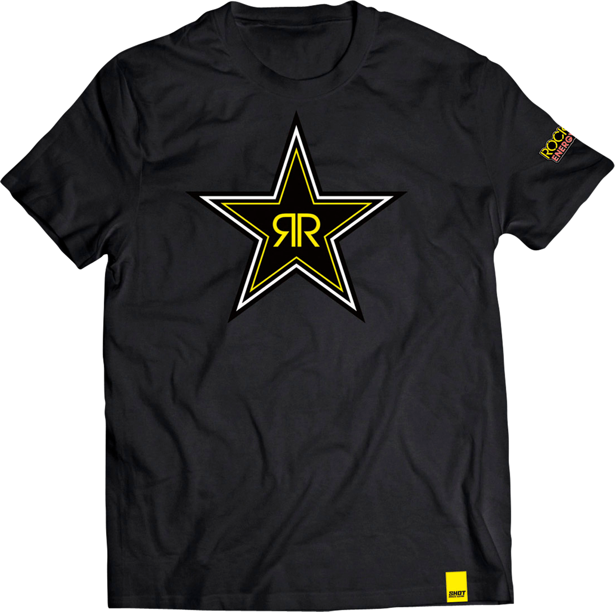 Shot Race Gear T-Skjorte Shot Rockstar Svart oransje