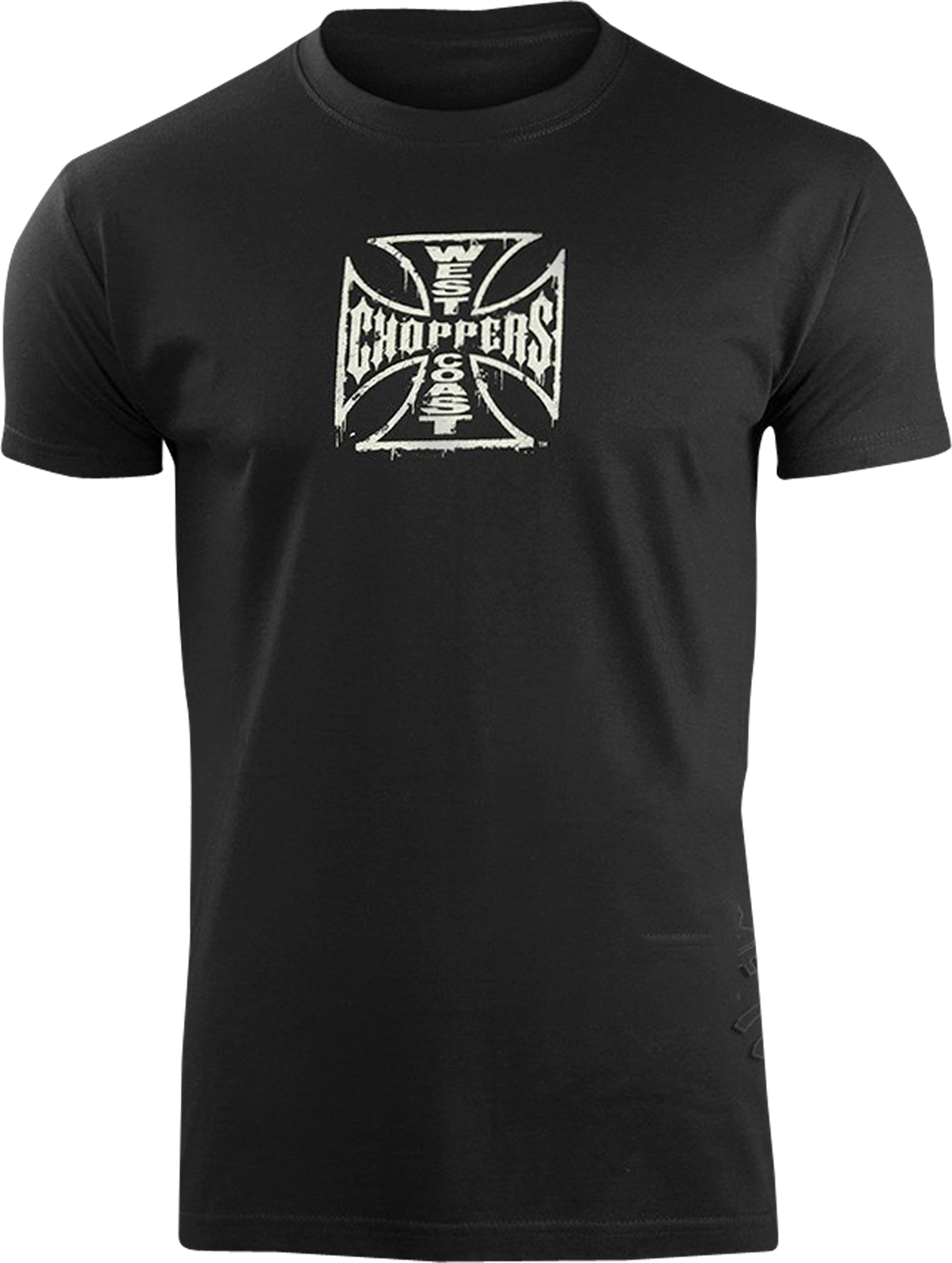 West Coast Choppers T-Skjorte West Coast Choppers Chopper Dog Svart oransje