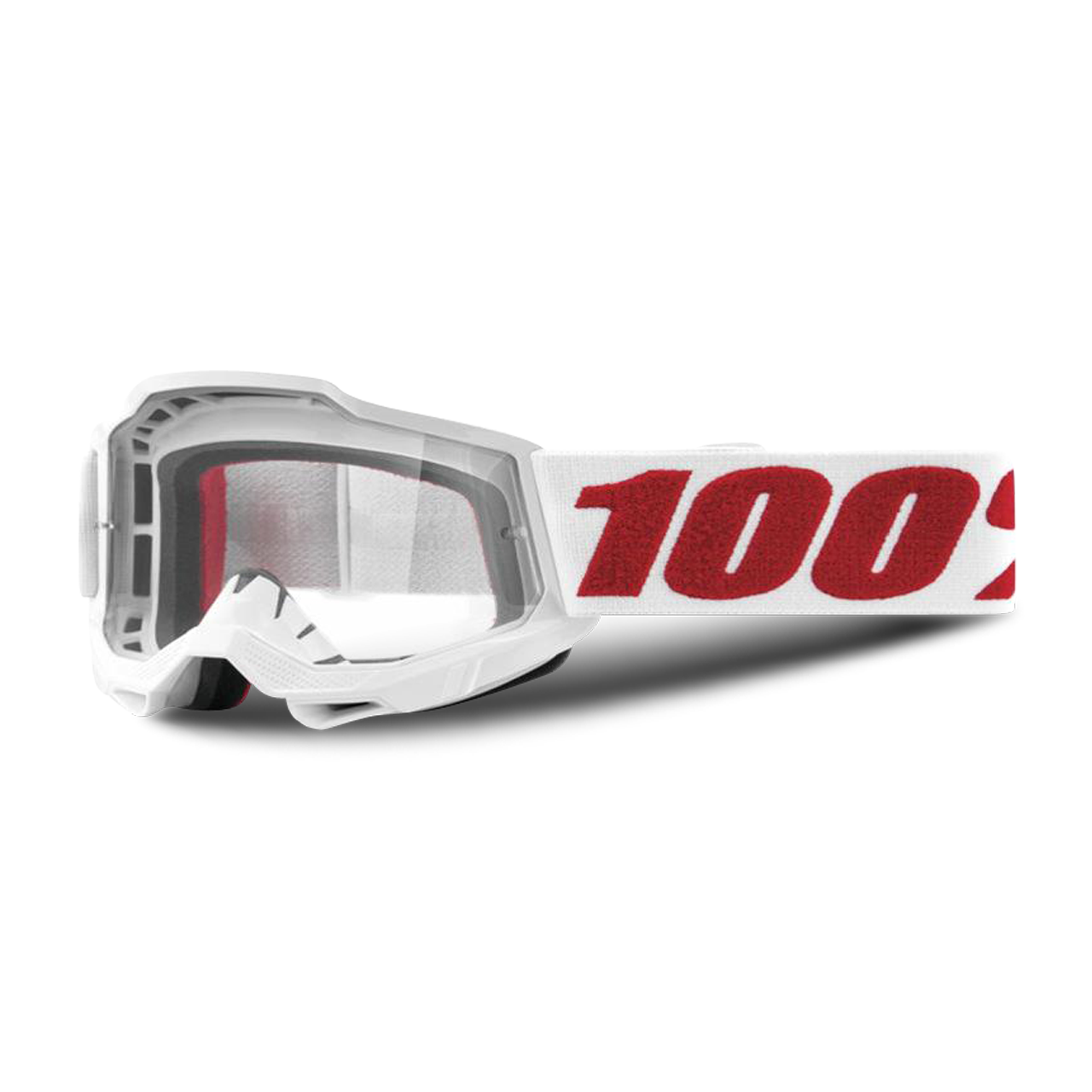 100% Crossbriller 100% Accuri 2 Denver Barn Hvit-Rød