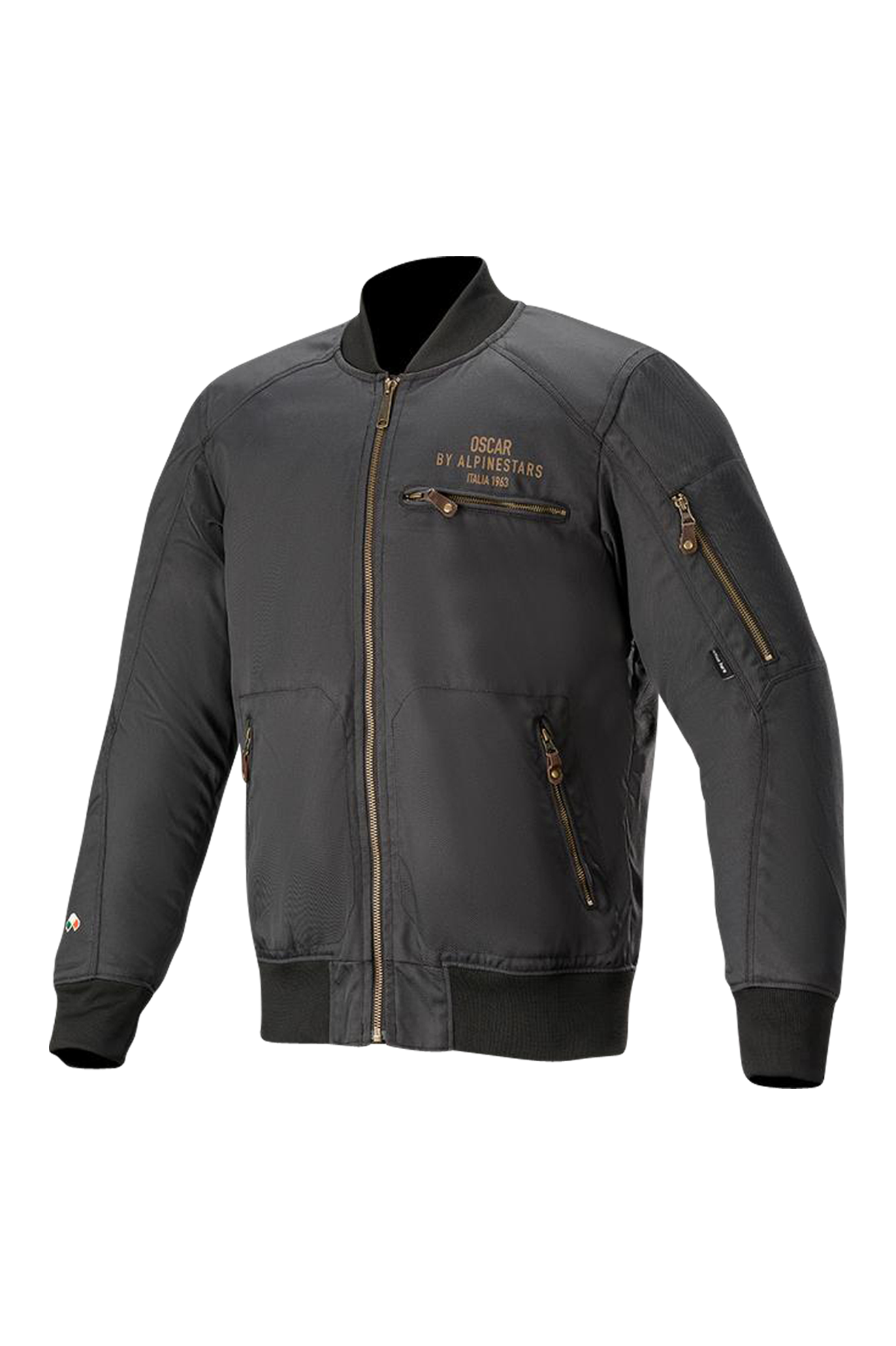 Alpinestars MC-Jakke Alpinestars Oscar Bomber Svart oransje