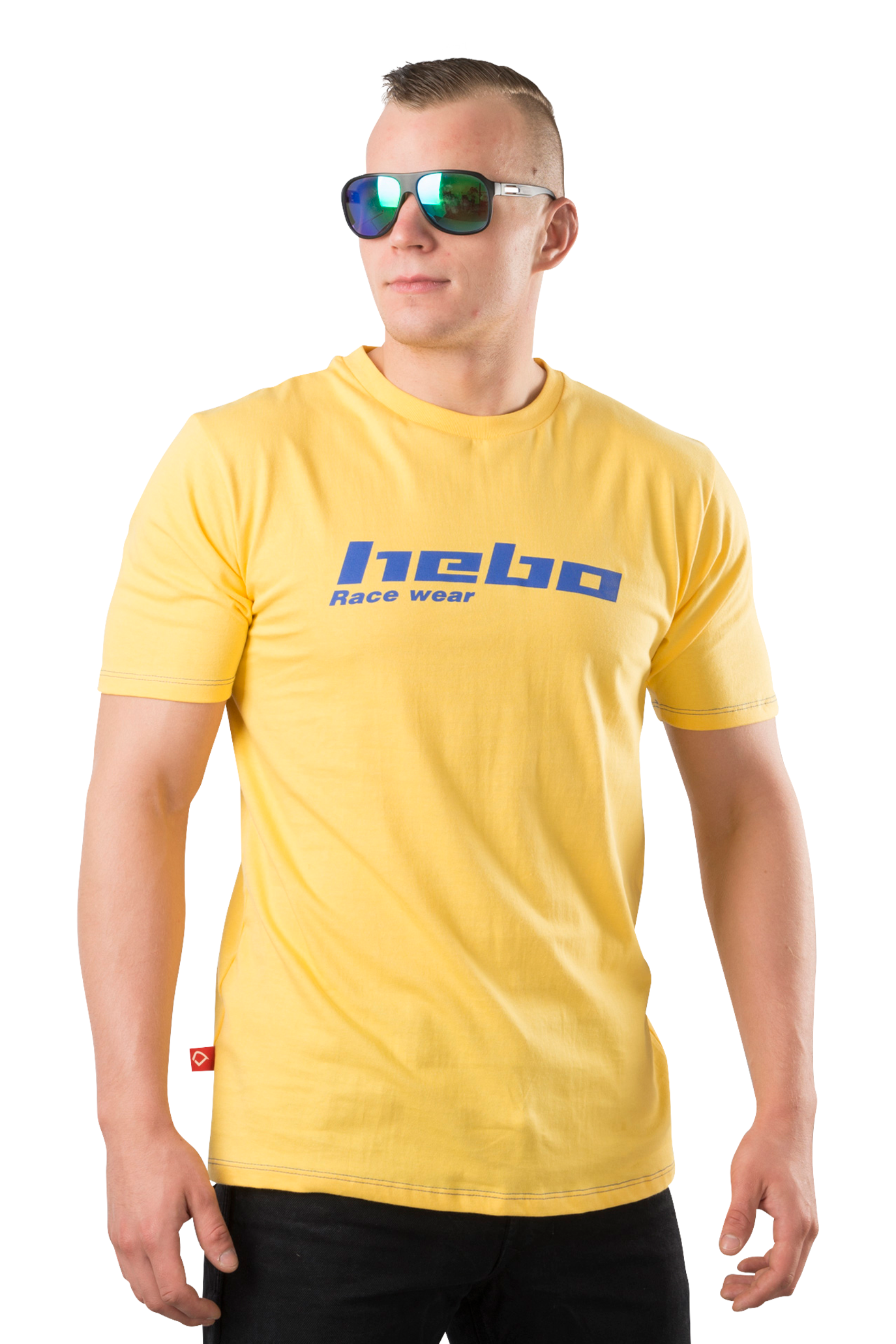 Hebo T-Skjorte Hebo Race Wear Gul oransje