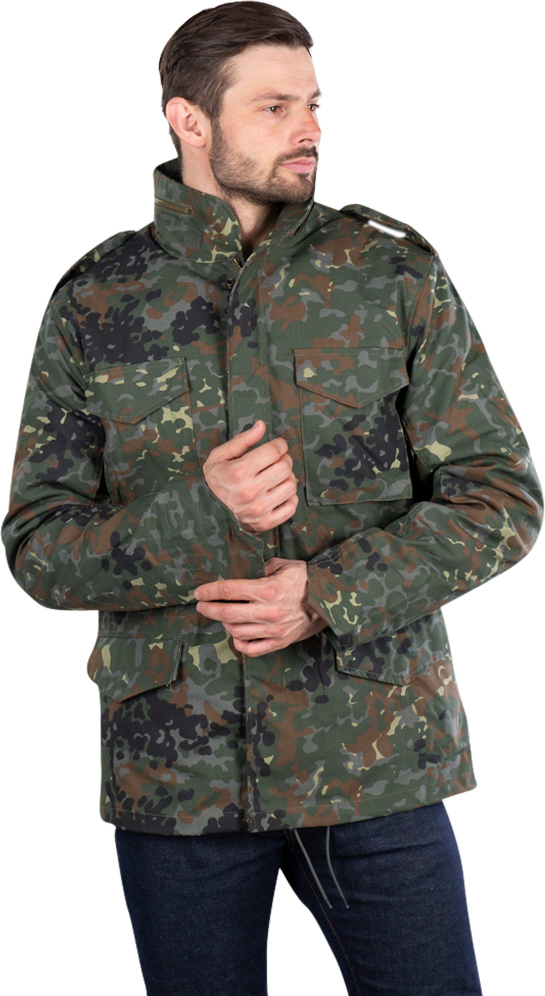 Brandit Jakke Brandit M65 Standard Flecktarn oransje