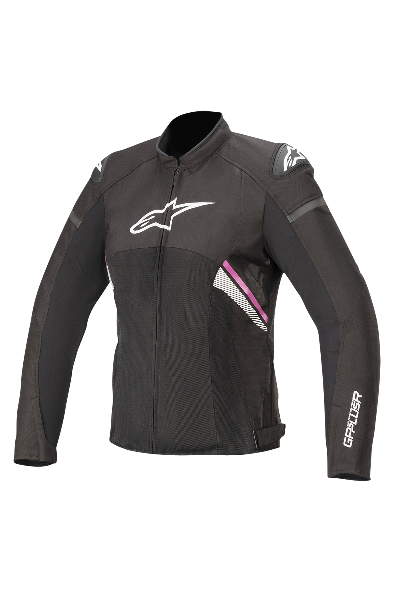 Alpinestars MC-Jakke Alpinestars Stella T-GP Plus R V3 Air Dame Svart-Hvit-Rosa oransje