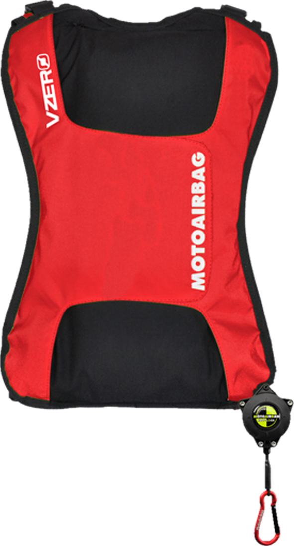 MOTOAIRBAG® Vest MOTOAIRBAG® vZERO Plus Airbag Rød-Svart oransje