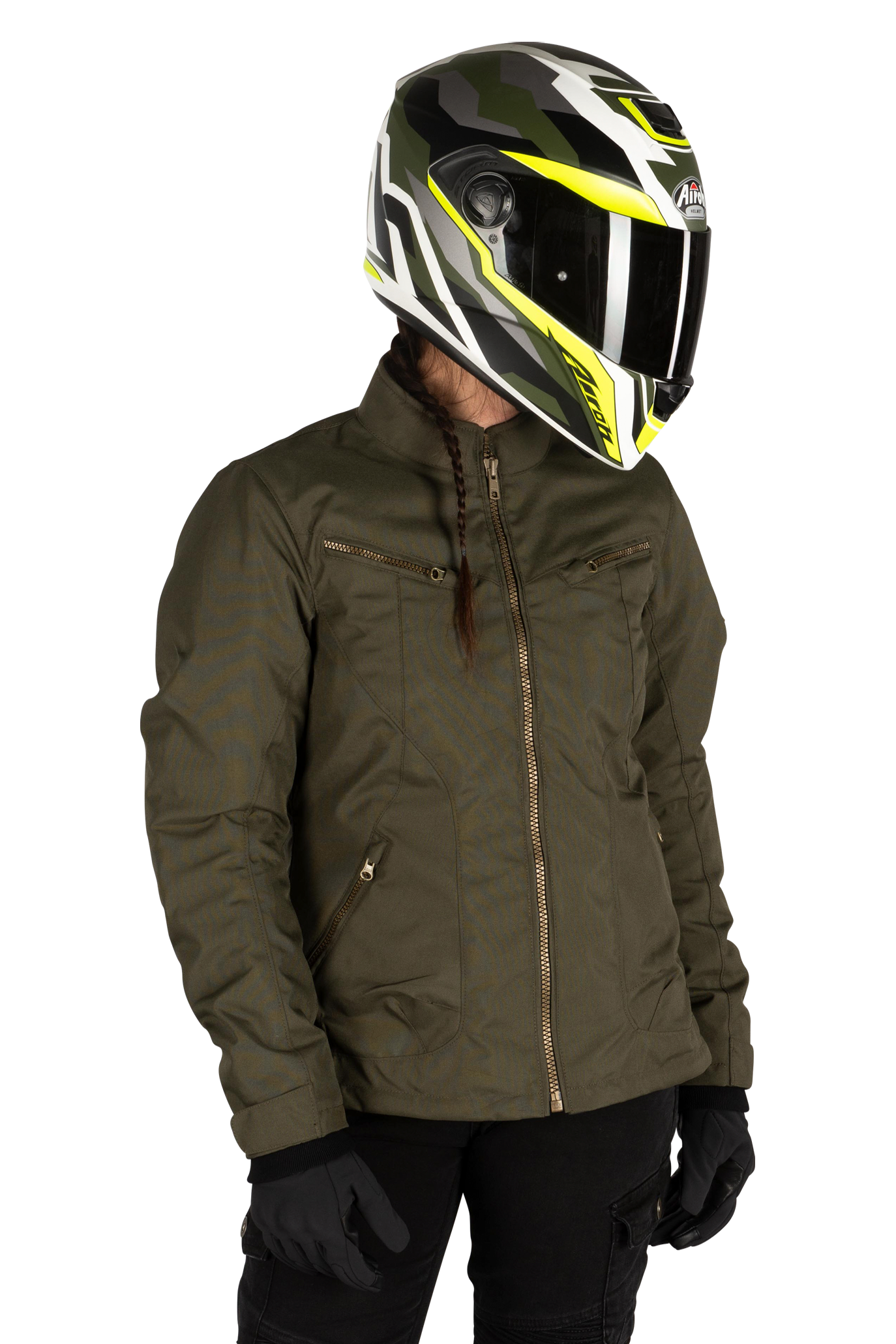 iXS Jakke iXS Classic Urban ST Dame Oliven oransje