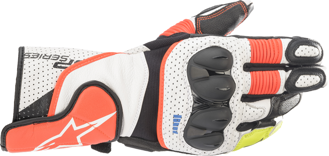 Alpinestars MC-Hansker Alpinestars SP-2 V3 Svart-Hvit-Rød oransje