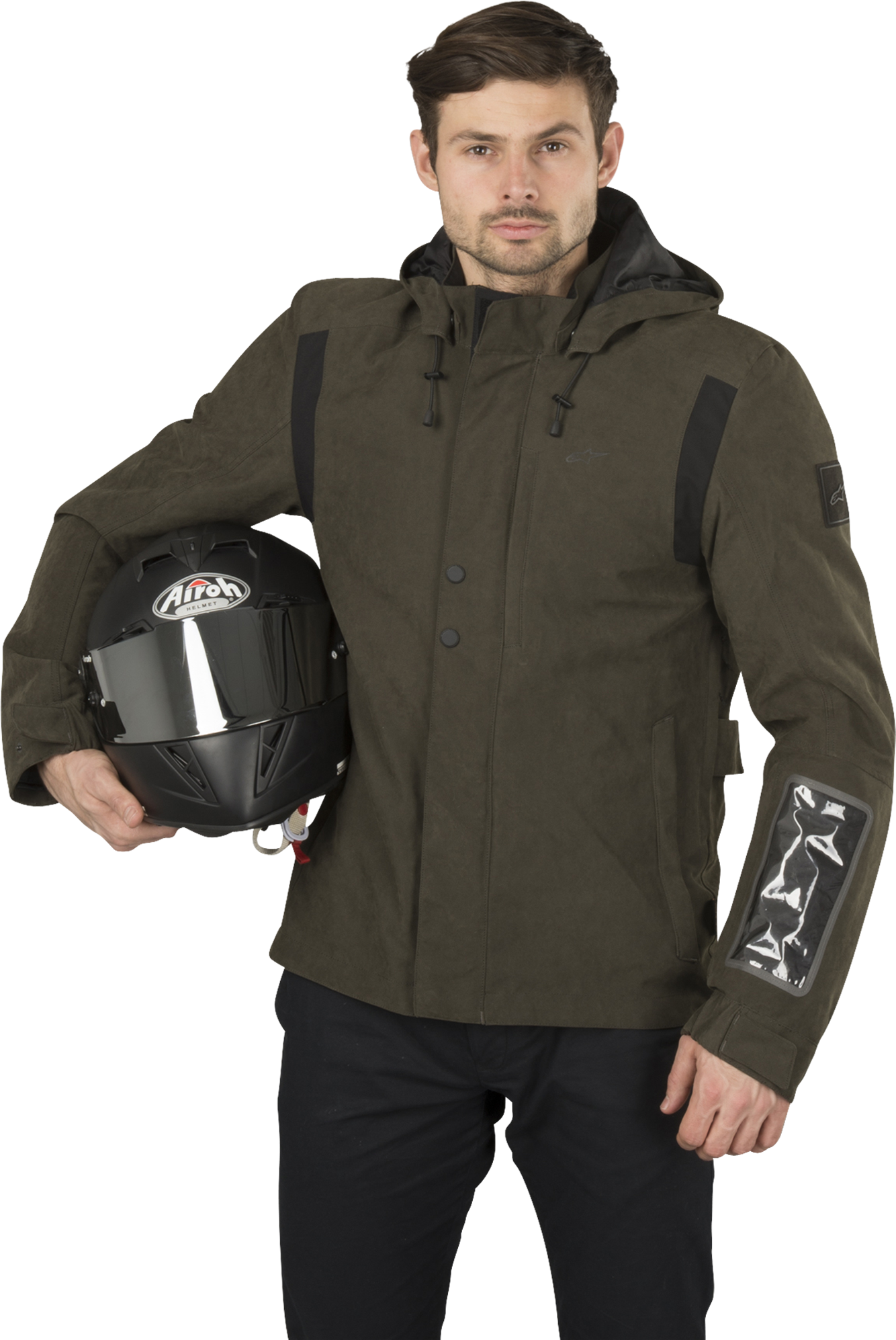 Alpinestars MC-Jakke Alpinestars Marshall Drystar Peat oransje